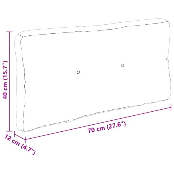 Palettenkissen 5-tlg. Rot Stoff
