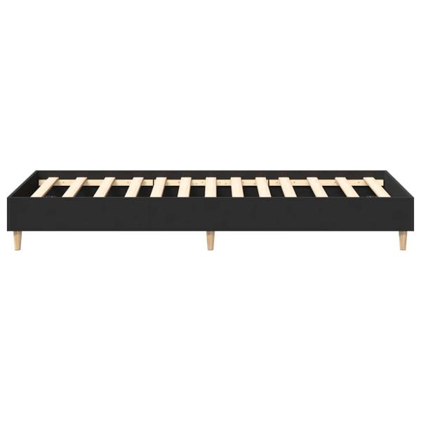 Bettgestell ohne Matratze Schwarz 100x200 cm Holzwerkstoff