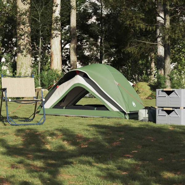 ARDEBO.de - Campingzelt 1 Person Grün Wasserfest