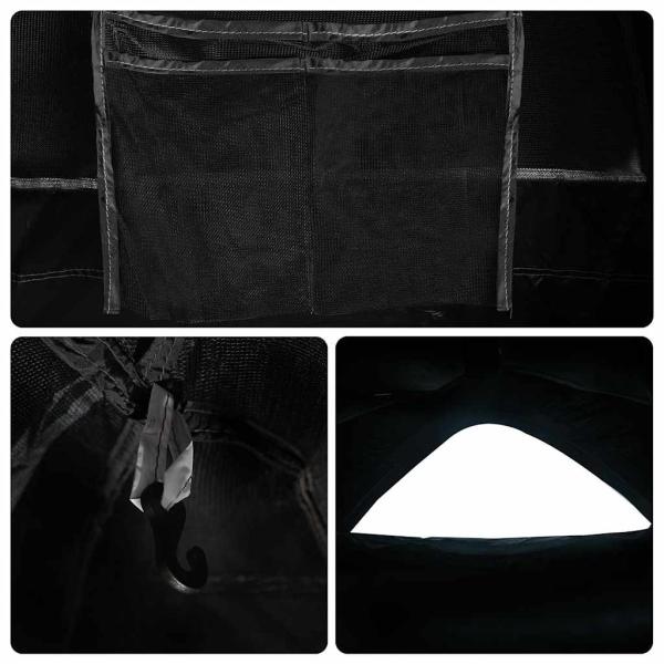 Campingzelt 1 Person Weiß Verdunkelungsstoff Wasserdicht