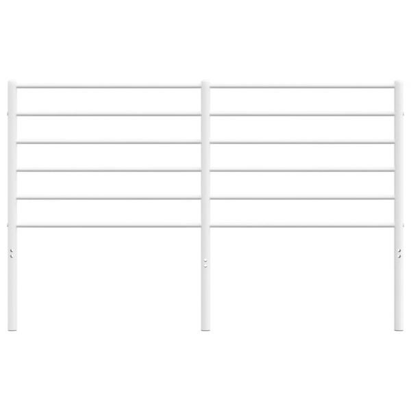 Kopfteil Metall Weiß 140 cm