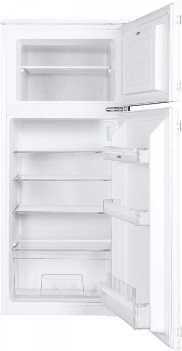ARDEBO.de Amica EDTS 372 901 Einbau-Kühl-/Gefrierkombination, Nischenhöhe: 122 cm, 170 L, Schlepptür-Technik, elektronische Steuerung, Tür-Offen-Alarm, Inverter Kompressor, weiß (1195112)