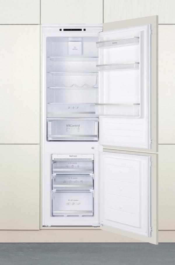 Amica EKGCS 387 931 Einbau-Kühl-/Gefrierkombination, Nischenhöhe: 178 cm, 246 L, Schlepptür-Technik, elektronische Steuerung, Tür-Offen-Alarm, Inverter Kompressor, weiß (1195081)