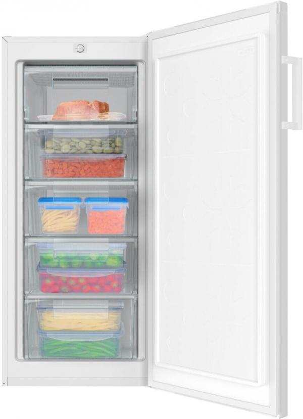 Amica GS 321 130 W Stand Gefrierschrank, 54 cm breit, 145 L, 4 Gefrierschubladen, 1 Gefrierfächer mit Klappe, weiß (1194676)