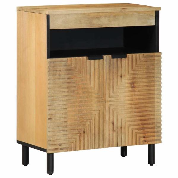 ARDEBO.de - Sideboard Braun 60x33x75 cm Massivholz Mango