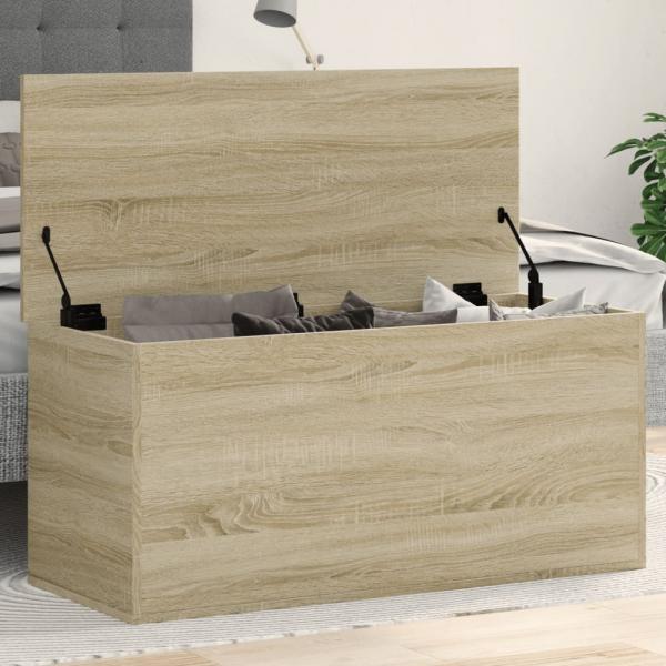 ARDEBO.de - Truhe Sonoma-Eiche 100x42x46 cm Holzwerkstoff