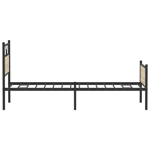 Bettgestell ohne Matratze Sonoma-Eiche 107x203 cm Holzwerkstoff