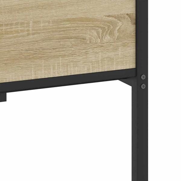 Bettgestell ohne Matratze Sonoma-Eiche 107x203 cm Holzwerkstoff