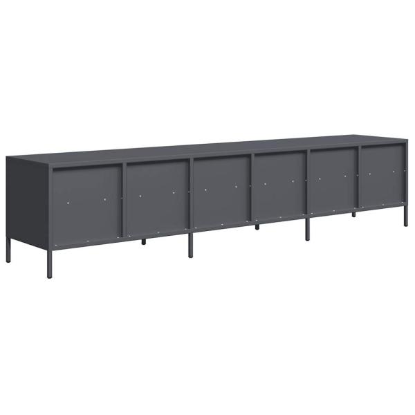 TV-Schrank Anthrazit 202x39x43,5 cm Kaltgewalzter Stahl