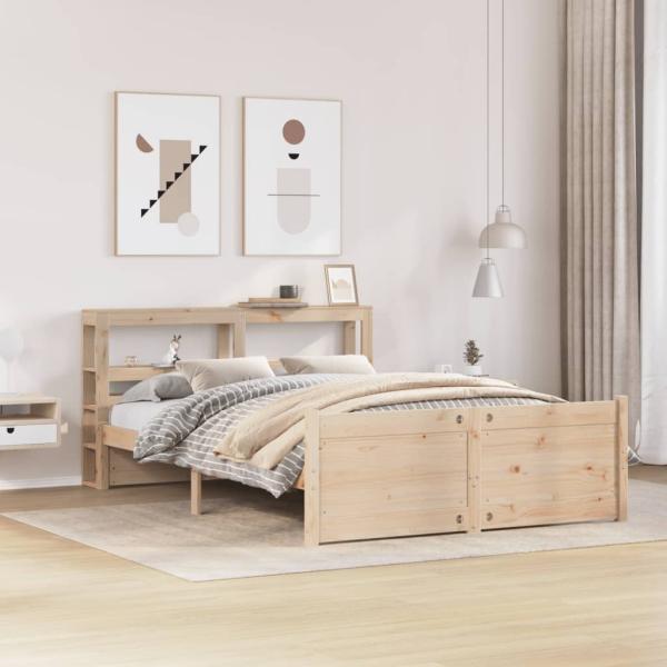 ARDEBO.de - Bettgestell mit Kopfteil ohne Matratze 150x200 cm