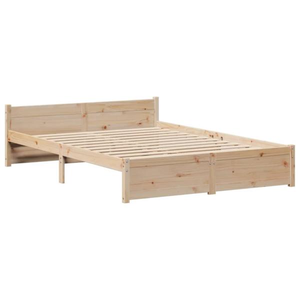Bettgestell mit Kopfteil ohne Matratze 150x200 cm