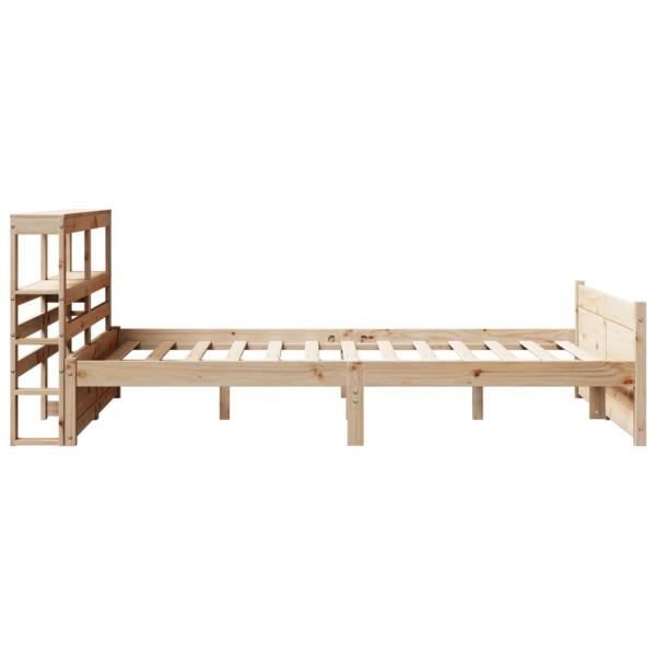 Bettgestell mit Kopfteil ohne Matratze 150x200 cm