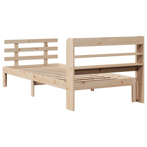 Bettgestell mit Kopfteil ohne Matratze 100x200 cm