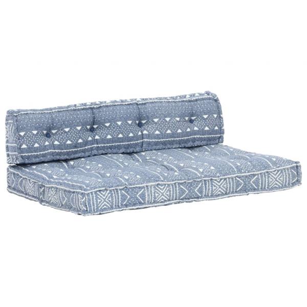 ARDEBO.de - Palettensofa-Auflage Indigo Stoff Patchwork