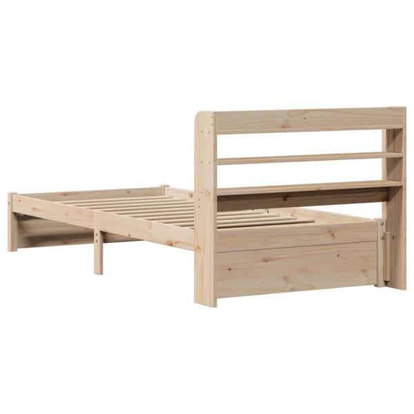 Bettgestell mit Kopfteil ohne Matratze 100x200 cm