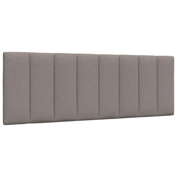 Bettgestell ohne Matratze Taupe 140x190 cm Stoff