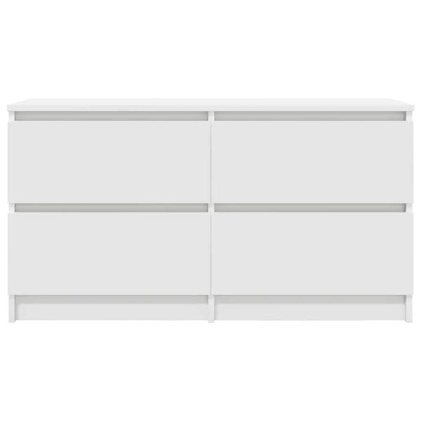 TV-Schrank Weiß 100x35x54 cm Holzwerkstoff