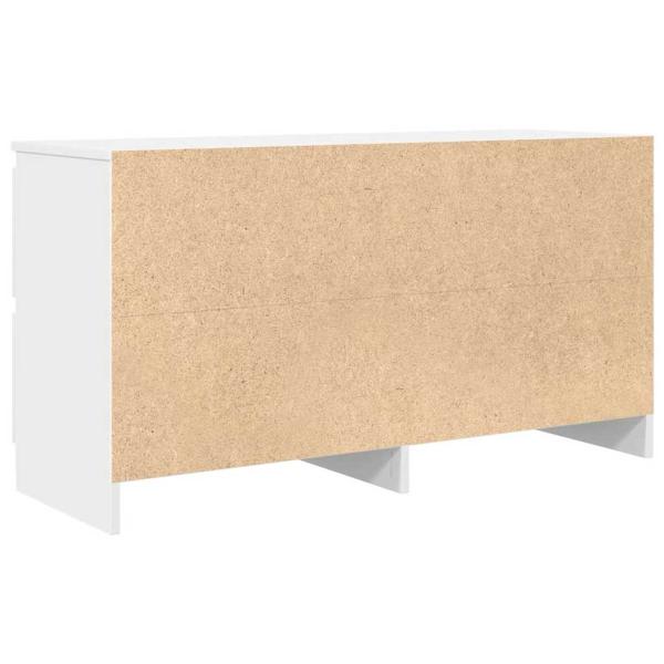 TV-Schrank Weiß 100x35x54 cm Holzwerkstoff