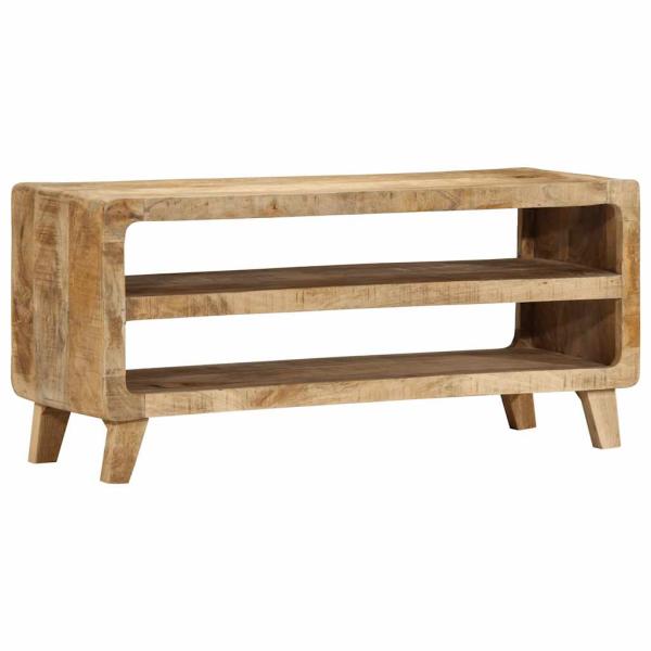 ARDEBO.de - TV-Schrank 105x46x32 cm Raues Massivholz Mango