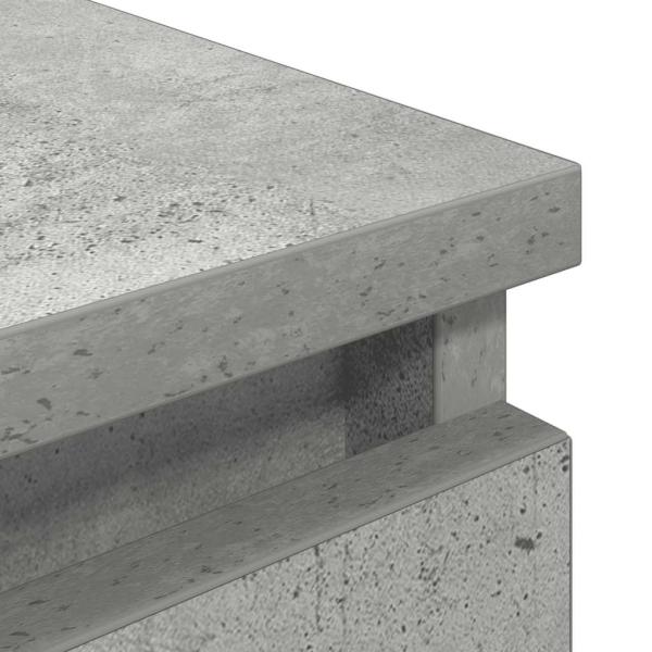 TV-Schrank Betongrau 100x35x54 cm Holzwerkstoff