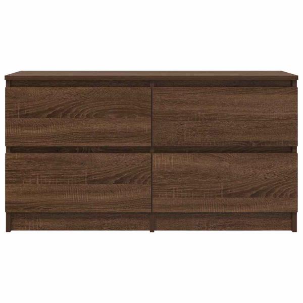 TV-Schrank Braun Eichen-Optik 100x35x54 cm Holzwerkstoff