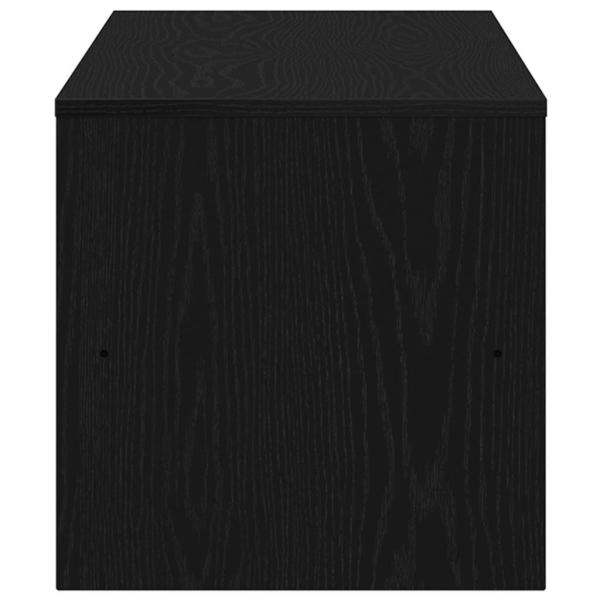TV-Schrank Schwarz Eichen-Optik 120x40x40 cm Holzwerkstoff