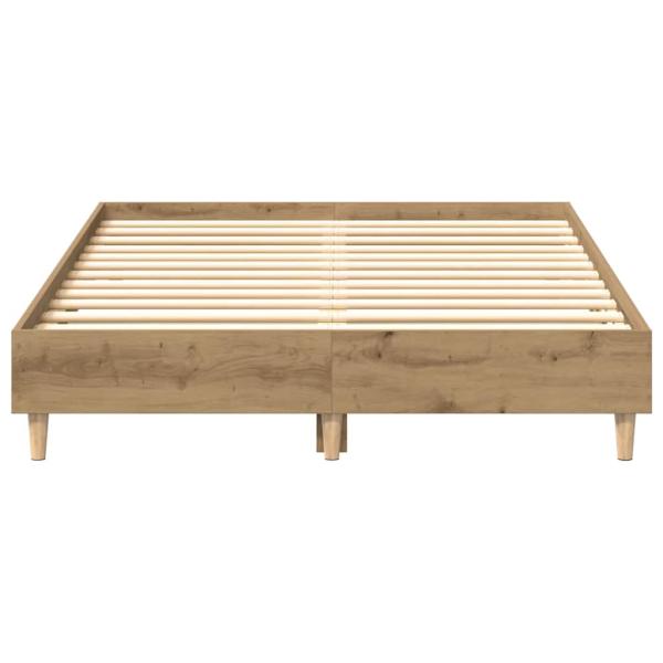 Bettgestell ohne Matratze Artisan-Eiche 120x190cm Holzwerkstoff