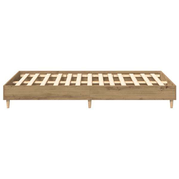 Bettgestell ohne Matratze Artisan-Eiche 120x190cm Holzwerkstoff