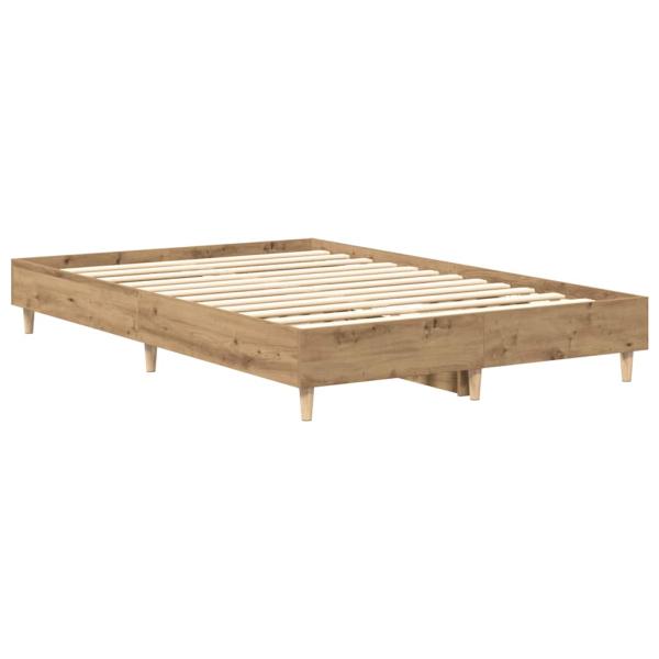 Bettgestell ohne Matratze Artisan-Eiche 120x190cm Holzwerkstoff