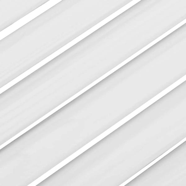 Schwingtüren Lamellen-Design 1-Paar Weiß 90x80 cm