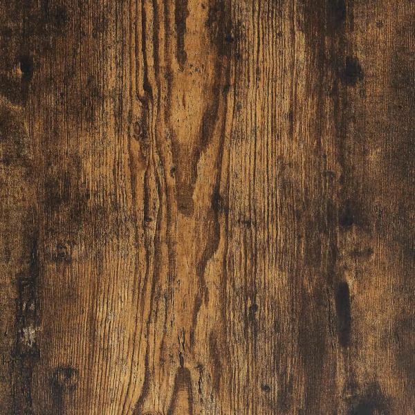 ARDEBO.de - Bettgestell ohne Matratze Räuchereiche 120x190 cm Holzwerkstoff