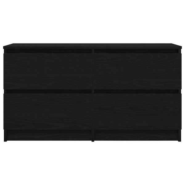 TV-Schrank Schwarz 100x35x54 cm Holzwerkstoff