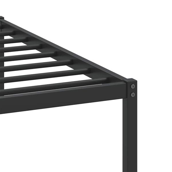 Bettgestell ohne Matratze Räuchereiche 193x203 cm Holzwerkstoff