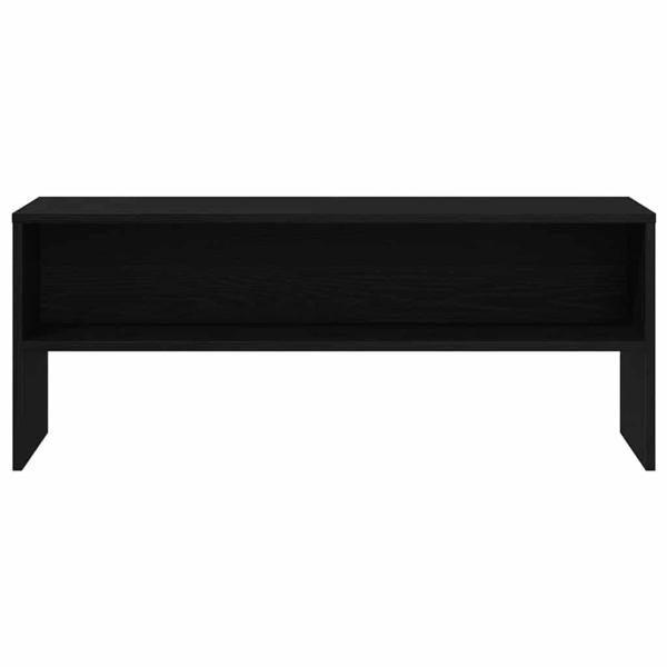 TV-Schrank Schwarz Eichen-Optik 100x40x40 cm Holzwerkstoff