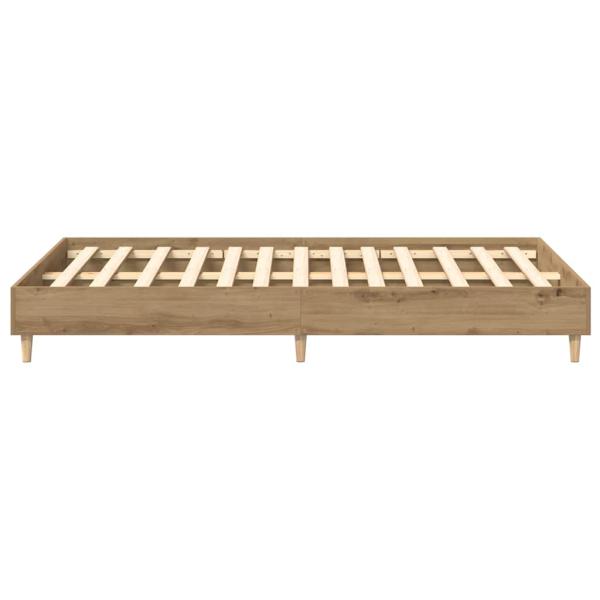 Bettgestell ohne Matratze Artisan-Eiche 120x200cm Holzwerkstoff