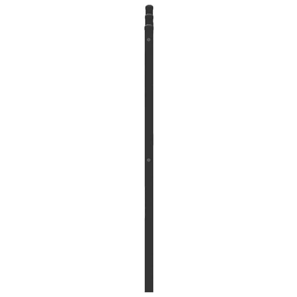Kopfteil Räuchereiche 193 cm Holzwerkstoff und Stahl