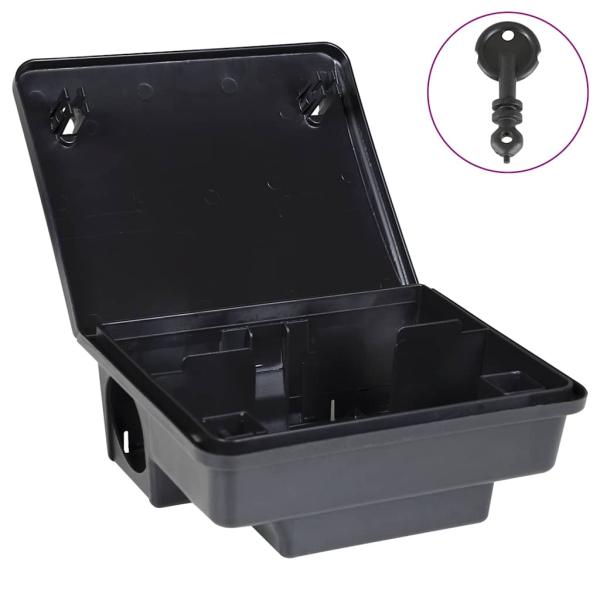 ARDEBO.de - Mausefallen 6 Stk. Schwarz 23x19x9,5 cm