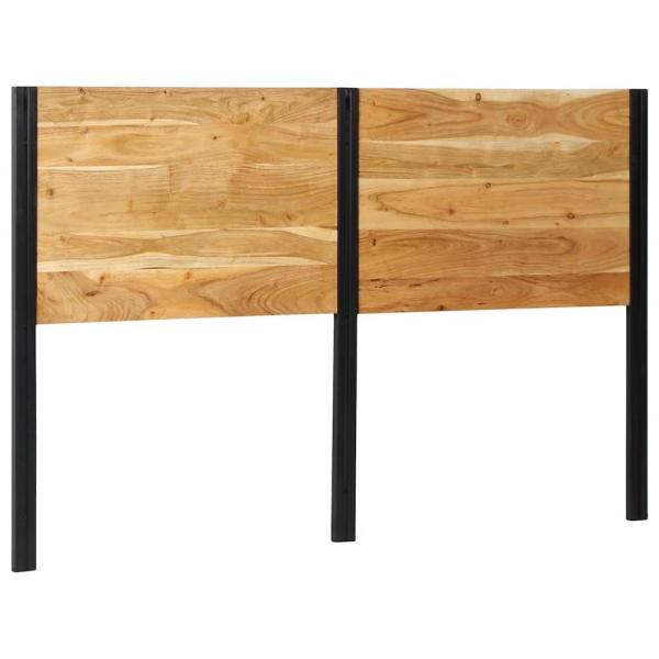 ARDEBO.de - Kopfteil 160 cm Massivholz Akazie und Eisen