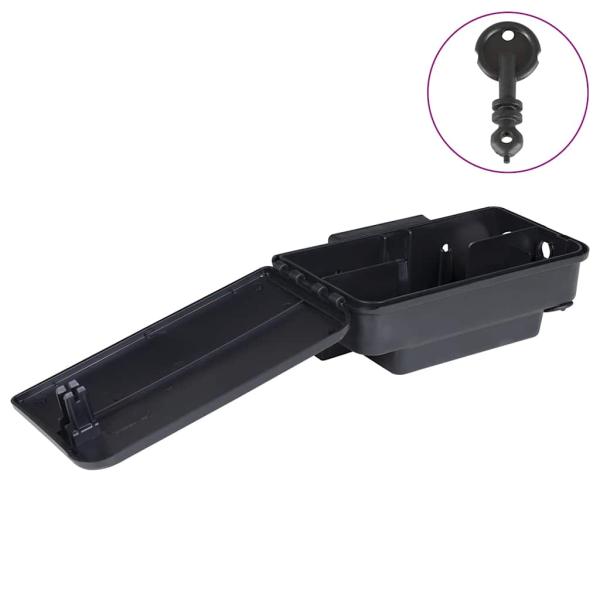 ARDEBO.de - Mausefallen 6 Stk. Schwarz 22x12,5x7,5 cm