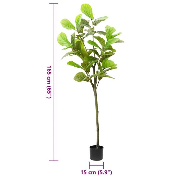 Ficusbaum Künstlich 48 Blätter 165 cm Grün