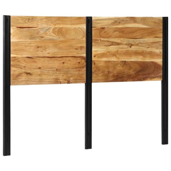 ARDEBO.de - Kopfteil 140 cm Massivholz Akazie und Eisen