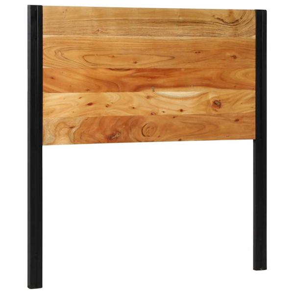ARDEBO.de - Kopfteil 100 cm Massivholz Akazie und Eisen