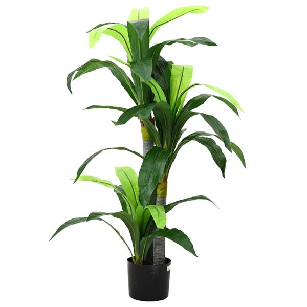 ARDEBO.de - Drachenbaum Künstlich 36 Blätter 120 cm Grün