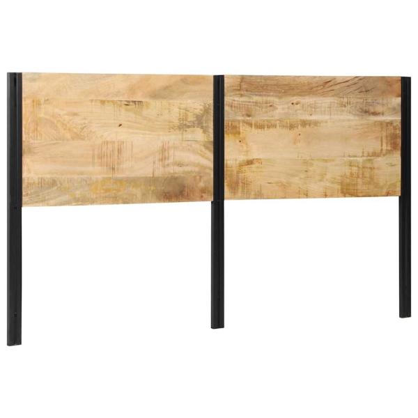 ARDEBO.de - Kopfteil 180 cm Massivholz Mango und Eisen
