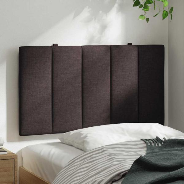 Kopfteil-Kissen Dunkelbraun 90 cm Stoff