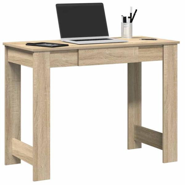 ARDEBO.de - Schreibtisch Sonoma-Eiche 100x45x75 cm Holzwerkstoff