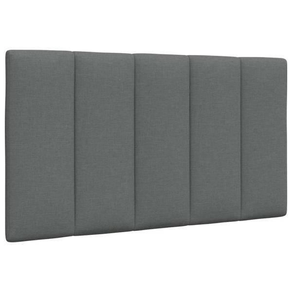 ARDEBO.de - Kopfteil-Kissen Dunkelgrau 90 cm Stoff