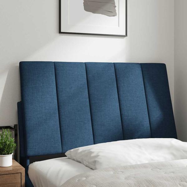 Kopfteil-Kissen Blau 80 cm Stoff