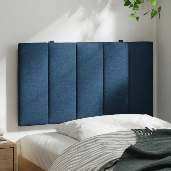 Kopfteil-Kissen Blau 80 cm Stoff