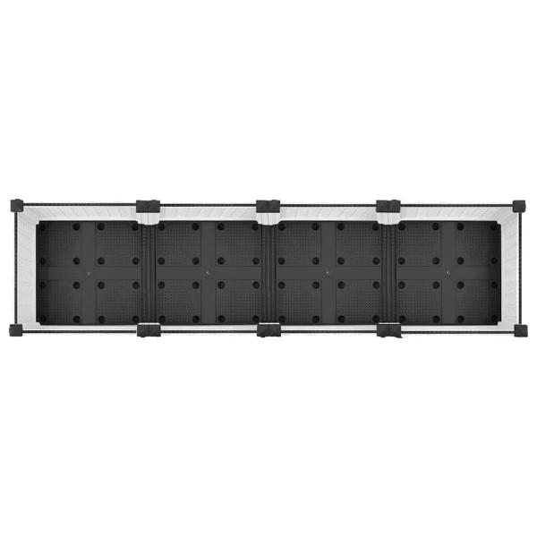 Hochbeet 160x40x71 cm Polypropylen